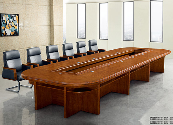 新款木制办公会议室
