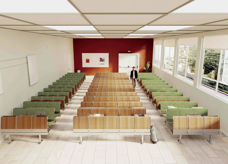 2021-阶梯教室固定课桌椅-菲尔兹