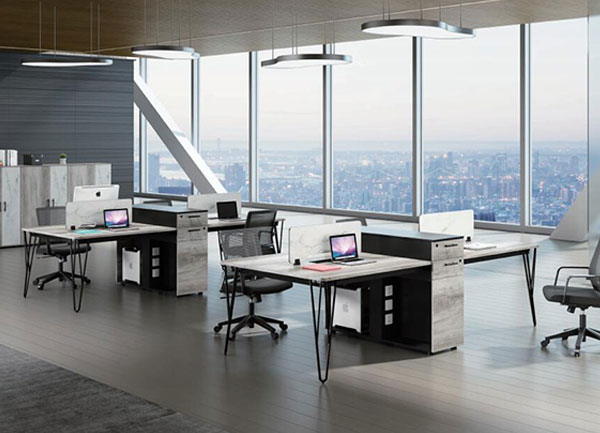 圆方 - 现代办公室职员桌