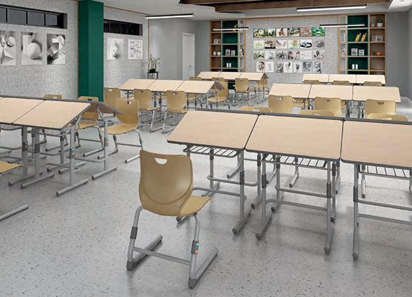 2021-多功能组合课桌椅-海王星系列